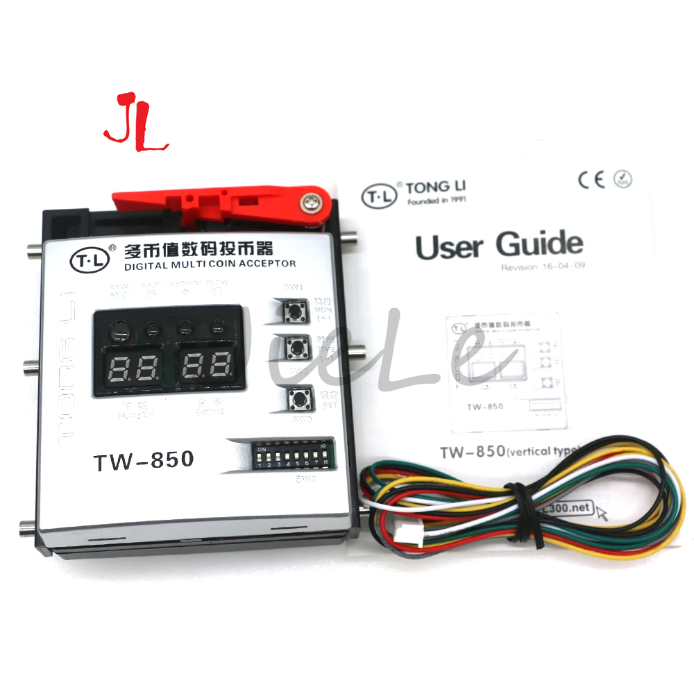 Token Coin Mechanism - Aceitador de moedas múltiplas tl TW-850,