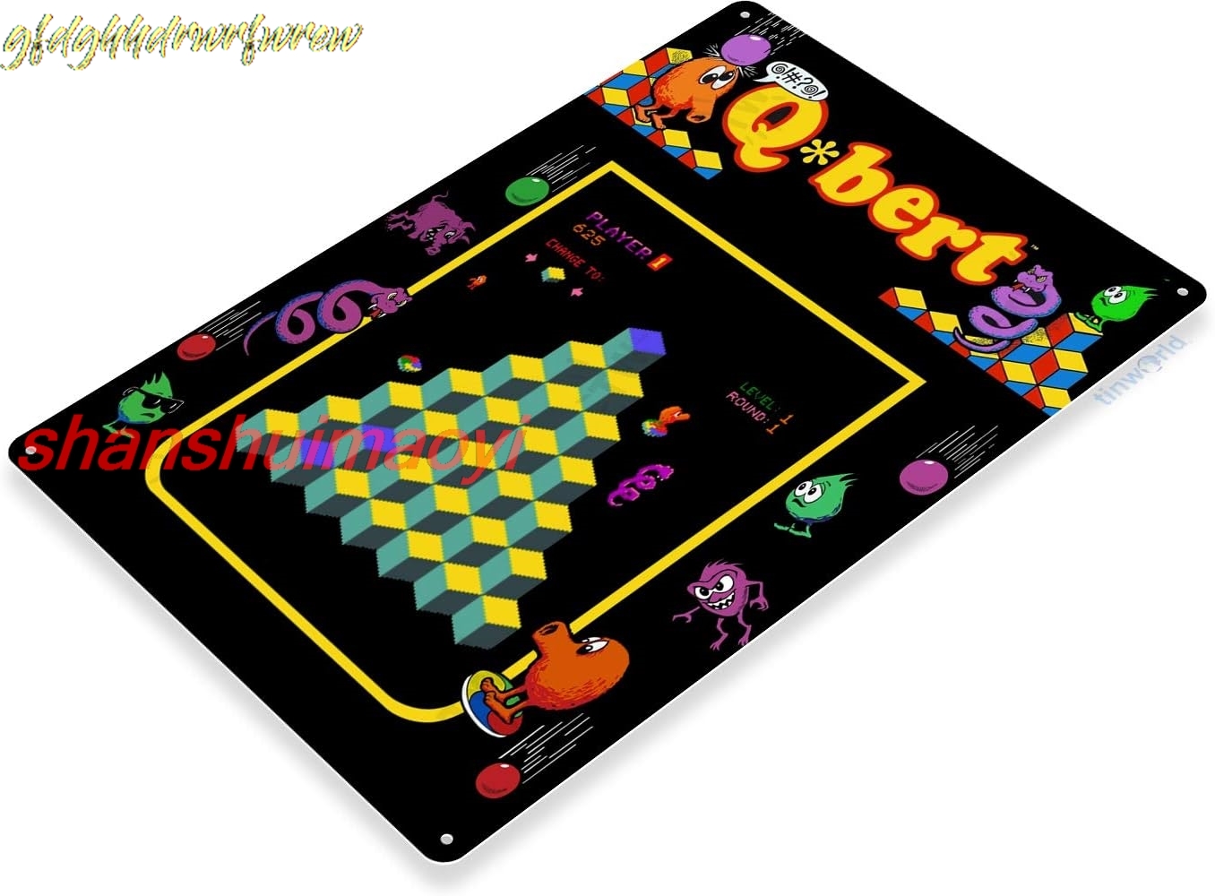 Arcade X - Placa de Metal 8 X 12