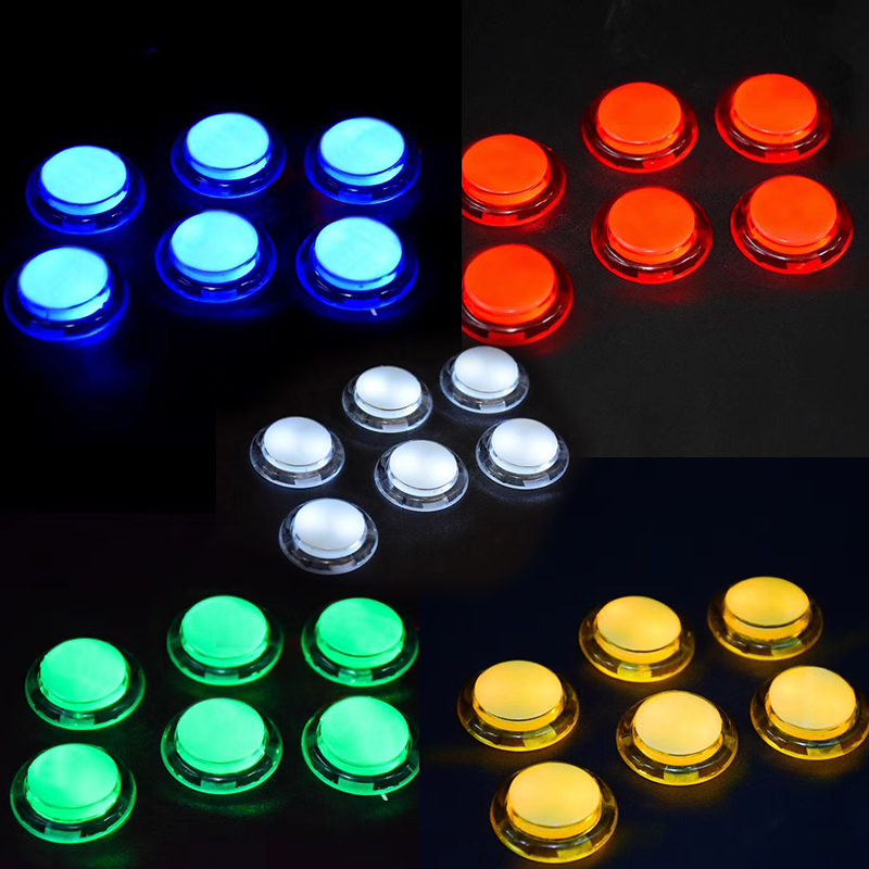 Arcade Ticket Machine - 5v/12v arcade iluminado led botão 24mm
