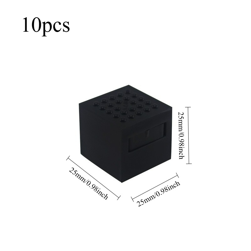 Dance Pad Machine - 10 Peças de Borrachas Pretas para