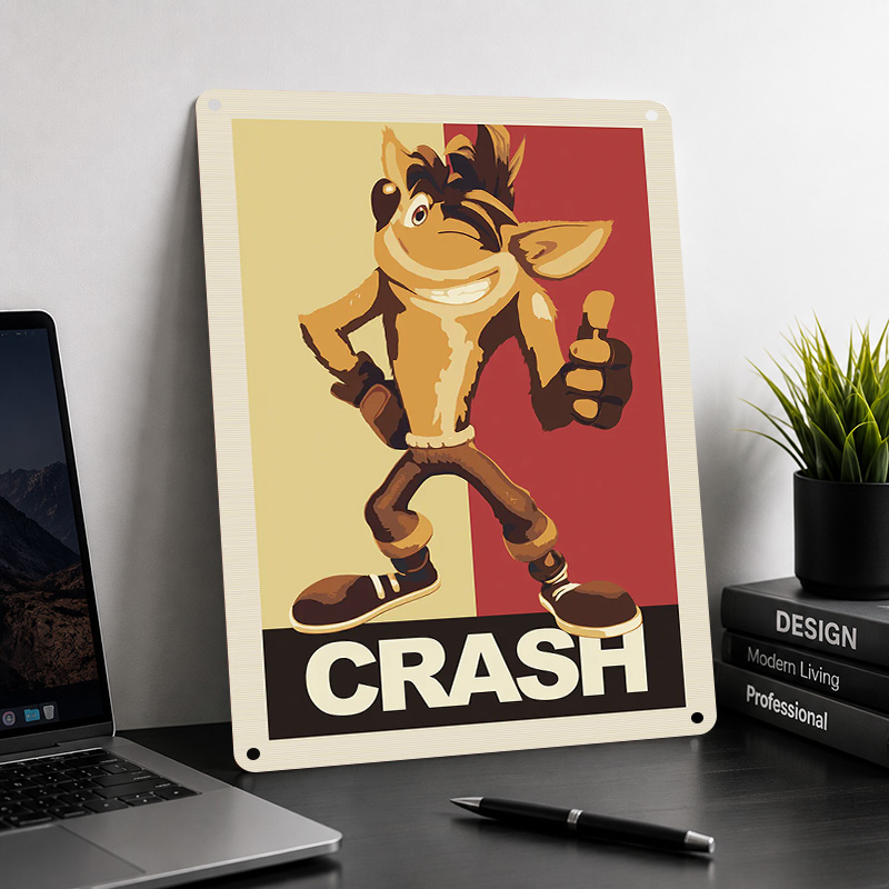 Pôsteres Texturizados de Crash - Arcade Quest avaliação e preço