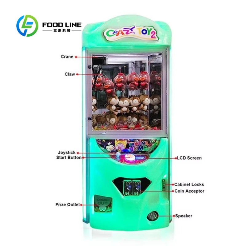 Máquina de Jogo de Grua de Bri - Arcade Toy Vending Machine avaliação e preço