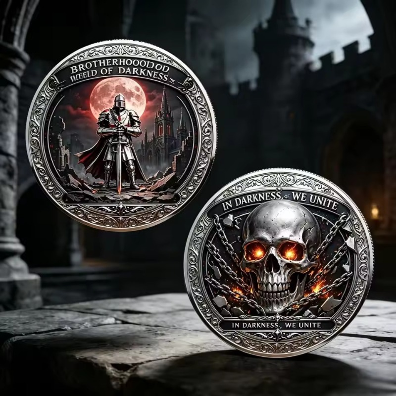Moeda Comemorativa Medieval Ca - Token Coin Mechanism avaliação e preço