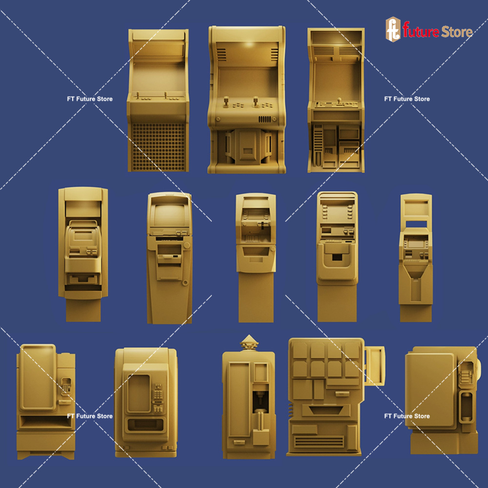 Impressão 3D 1/64 Máquina de V - Arcade Toy Vending Machine avaliação e preço